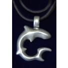 Tribal Shark Pewter Pendant (with donation)