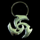 Tribal Shark Sterling Silver Pendant (with donation)